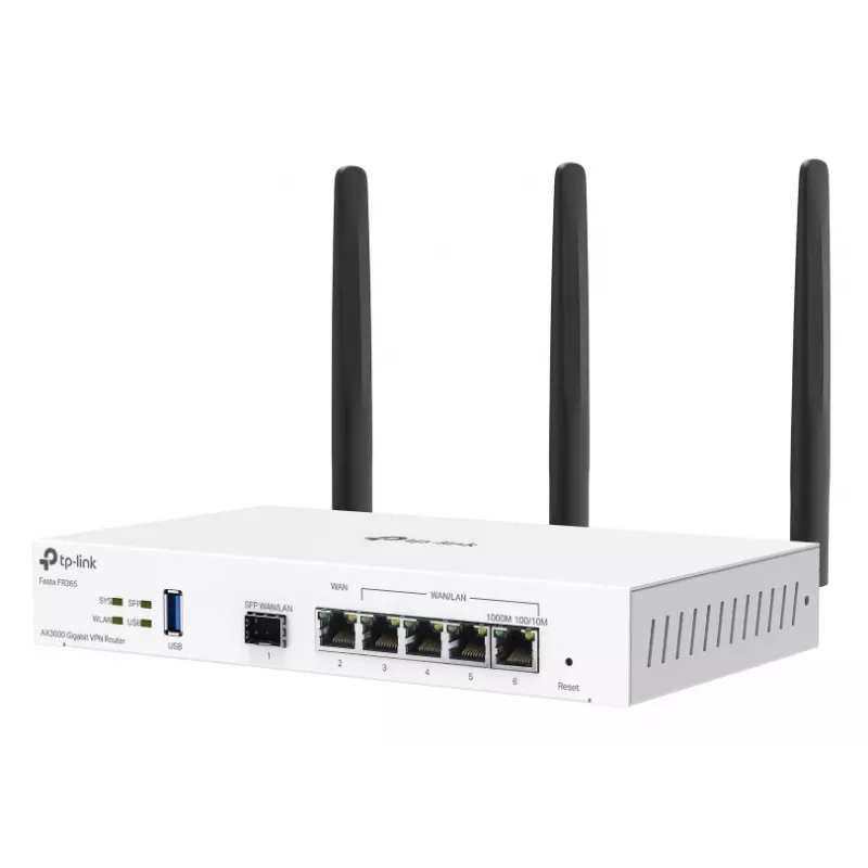 TP-Link FESTA FR365 wireless router Gigabit Ethernet Dual-band (2.4GHz + 5GHz or 2.4GHz + 6GHz) White