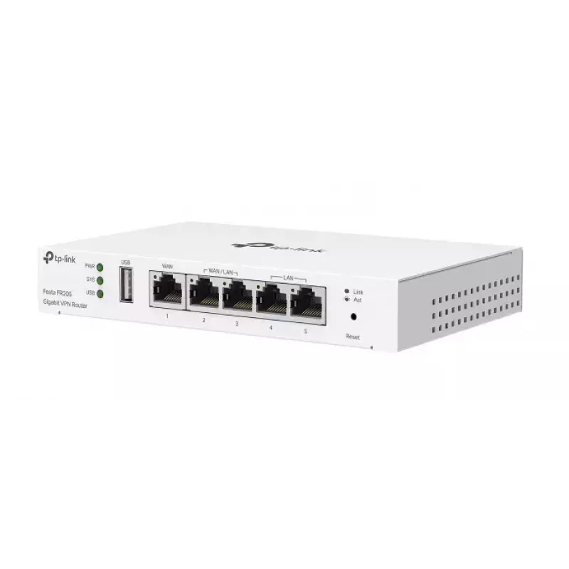 TP-Link Festa FR205 wired router 10 Gigabit Ethernet, 100 Gigabit Ethernet, Gigabit Ethernet White