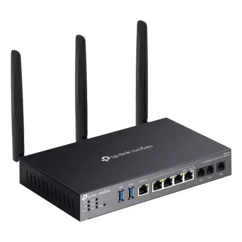 TP-Link Omada AX3000 wireless router Gigabit Ethernet Dual-band (2.4 GHz / 5 GHz) Black