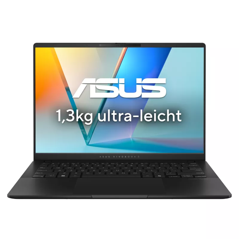 ASUS Vivobook S14 OLED S5406SA-QD151W Copilot+ PC Intel Core Ultra 7 256V Laptop 35.6 cm (14 inch) WUXGA 16 GB LPDDR5x-SDRAM 1 TB SSD Wi-Fi 7 (802.11be) Windows 11 Home German Black