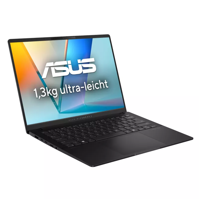 ASUS Vivobook S14 OLED S5406SA-QD151W Copilot+ PC Intel Core Ultra 7 256V Laptop 35.6 cm (14 inch) WUXGA 16 GB LPDDR5x-SDRAM 1 TB SSD Wi-Fi 7 (802.11be) Windows 11 Home German Black