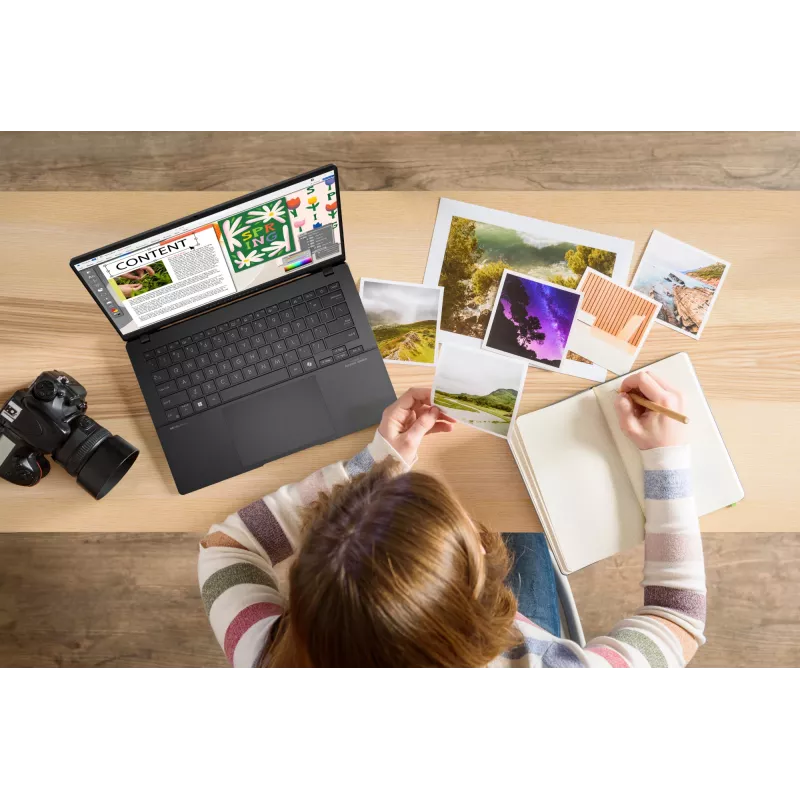 ASUS Vivobook S14 OLED S5406SA-QD151W Copilot+ PC Intel Core Ultra 7 256V Laptop 35.6 cm (14 inch) WUXGA 16 GB LPDDR5x-SDRAM 1 TB SSD Wi-Fi 7 (802.11be) Windows 11 Home German Black