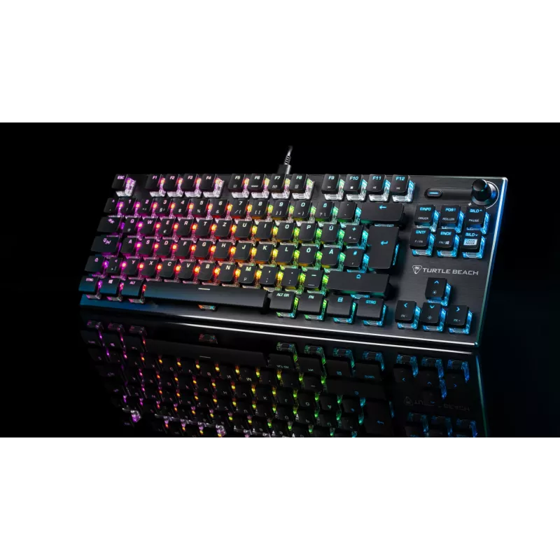 Turtle Beach Vulcan TKL keyboard Gaming USB QWERTZ German Black