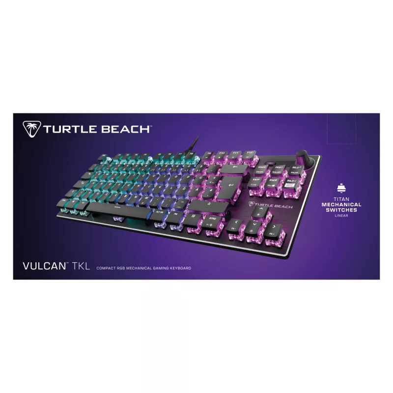 Turtle Beach Vulcan TKL keyboard Gaming USB QWERTZ German Black