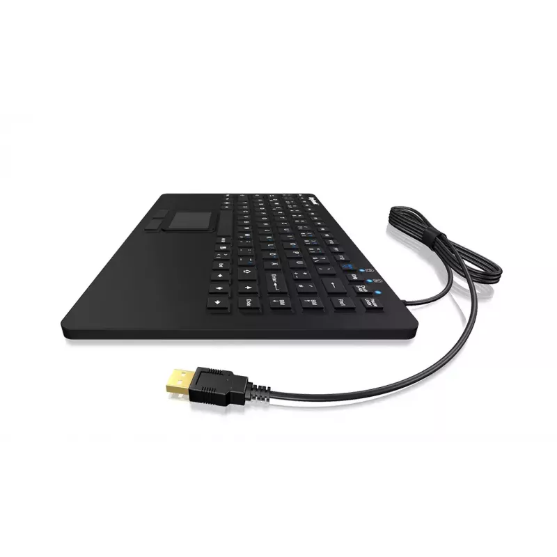 KeySonic KSK-3230IN (DE) keyboard Universal USB QWERTZ German Black