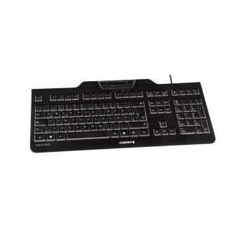 CHERRY KC 1000 SC keyboard Office USB QWERTY US English Black