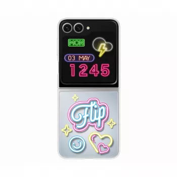 Samsung EF-ZF741CTEGWW mobile phone case 17 cm (6.7 inch) Cover Transparent