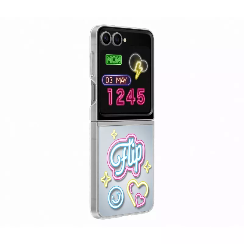 Samsung EF-ZF741CTEGWW mobile phone case 17 cm (6.7 inch) Cover Transparent