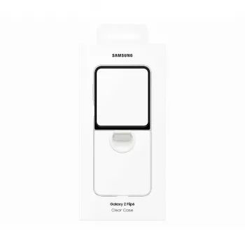 Samsung EF-QF741CTEGWW mobile phone case 17 cm (6.7 inch) Cover Transparent