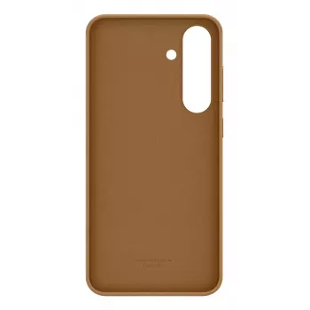 Faux Leather Case Samsung Galaxy S25+ Cover Brown 6.7 inch