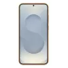 Faux Leather Case Samsung Galaxy S25+ Cover Brown 6.7 inch