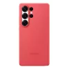 Cover Samsung Galaxy S25 Ultra Silicone Case Red Monochromatic