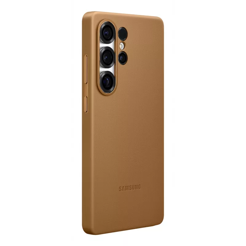 Samsung Kindsuit Faux Leather Case for Galaxy S25, Cover, Samsung, Galaxy S25 Ultra, 17.5 cm (6.9 inch), Brown