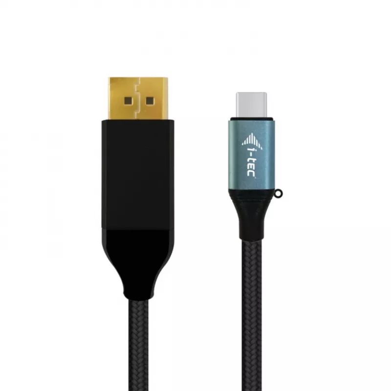 i-tec USB-C DisplayPort Cable Adapter 4K / 60 Hz 200cm, 2 m, USB Type-C, DisplayPort, Male, Male, 3840 x 2160 pixels