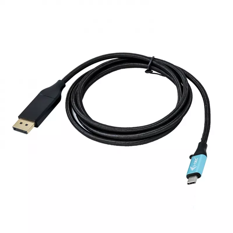 i-tec USB-C DisplayPort Cable Adapter 4K / 60 Hz 200cm, 2 m, USB Type-C, DisplayPort, Male, Male, 3840 x 2160 pixels
