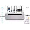 i-tec USB-C Metal Ergonomic 3x 4K Display Docking Station + Power Delivery 100 W