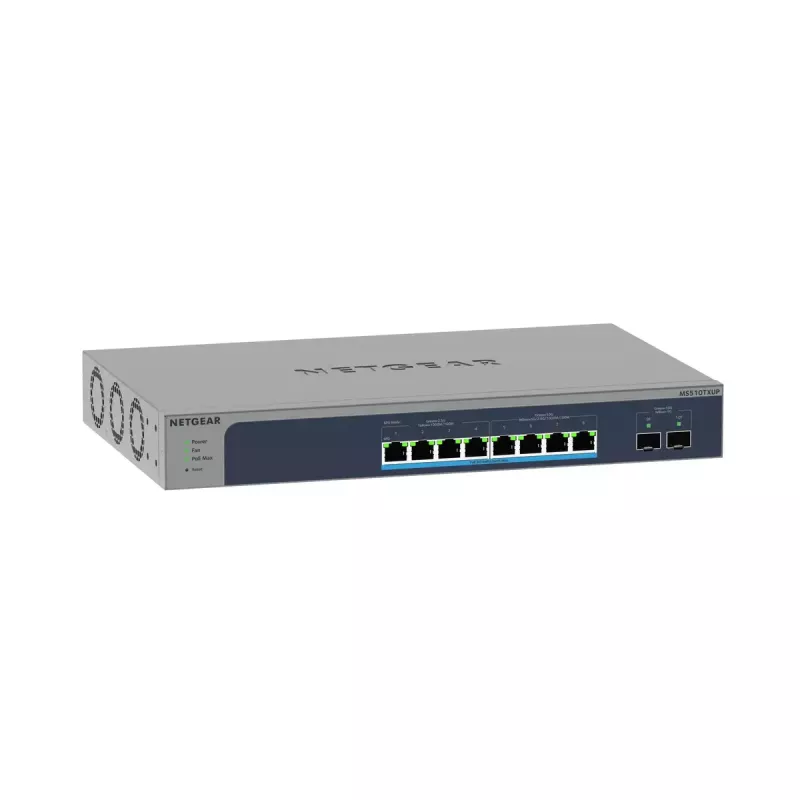 NETGEAR MS510TXUP network switch Managed L2/L3/L4 10G Ethernet (100/1000/10000) Power over Ethernet (PoE) Grey, Blue
