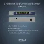 NETGEAR MS105-100EUS network switch Unmanaged 2.5G Ethernet (100/1000/2500) Power over Ethernet (PoE) 1U