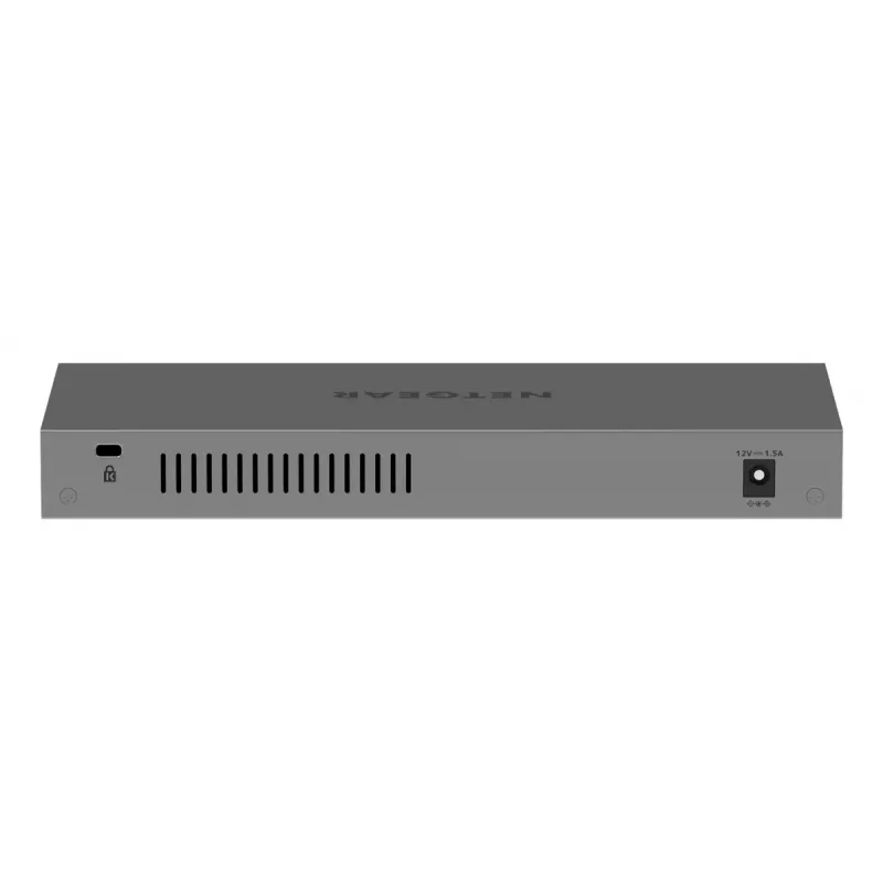 NETGEAR GS108MX-100EUS network switch Unmanaged L2 Gigabit Ethernet (10/100/1000) Desktop/Wall-Mounting