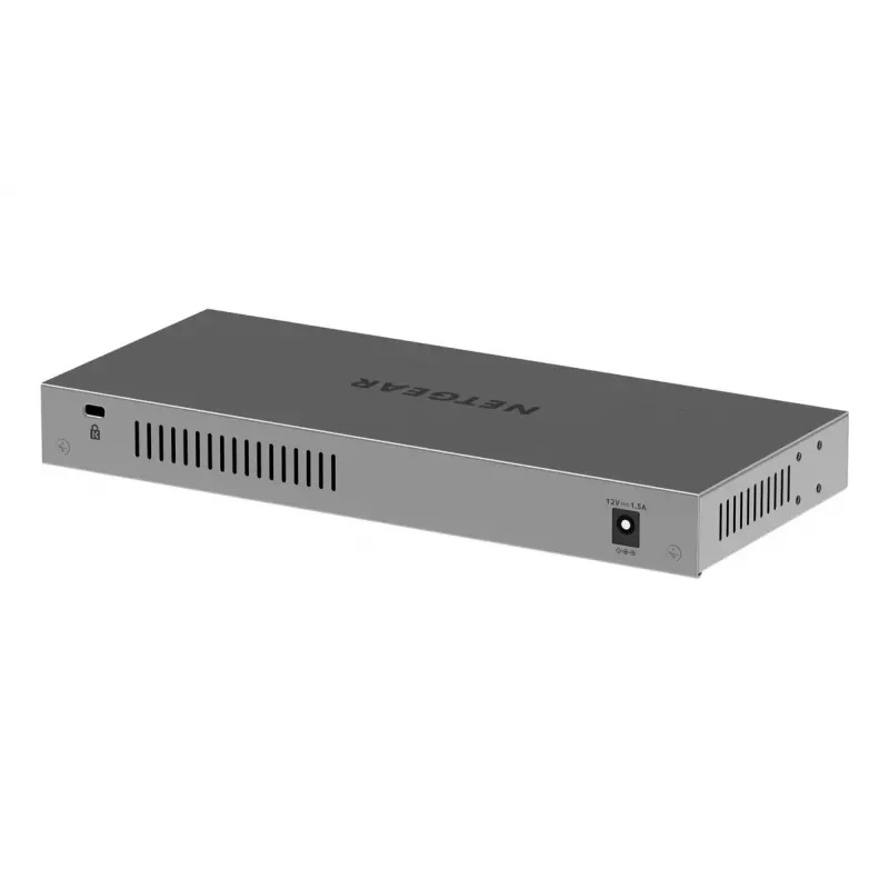 NETGEAR GS108MX-100EUS network switch Unmanaged L2 Gigabit Ethernet (10/100/1000) Desktop/Wall-Mounting