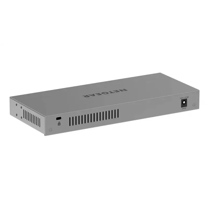 NETGEAR GS108MX-100EUS network switch Unmanaged L2 Gigabit Ethernet (10/100/1000) Desktop/Wall-Mounting