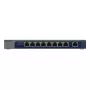 NETGEAR GS108MX-100EUS network switch Unmanaged L2 Gigabit Ethernet (10/100/1000) Desktop/Wall-Mounting