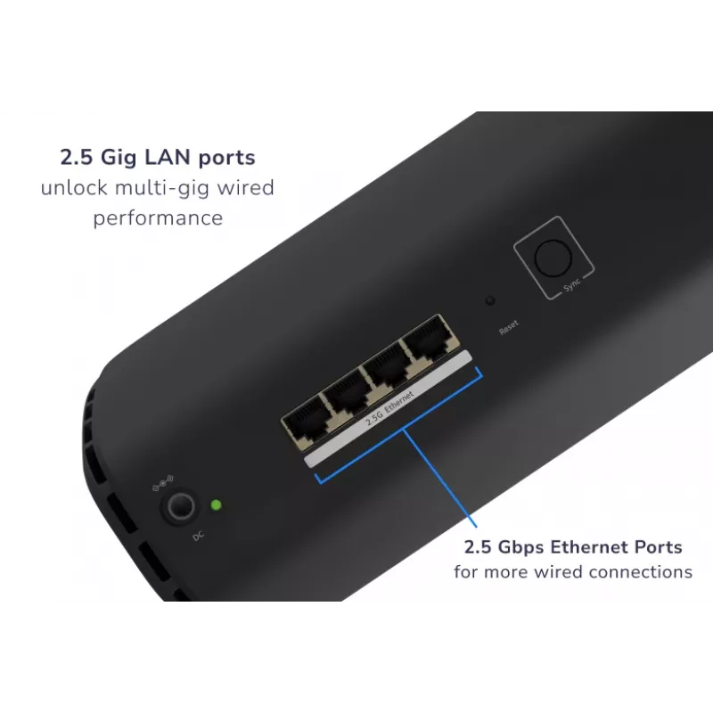 NETGEAR RBE870B Tri-band (2.4 GHz / 5 GHz / 6 GHz) Wi-Fi 7 (802.11be) Black 4 Internal