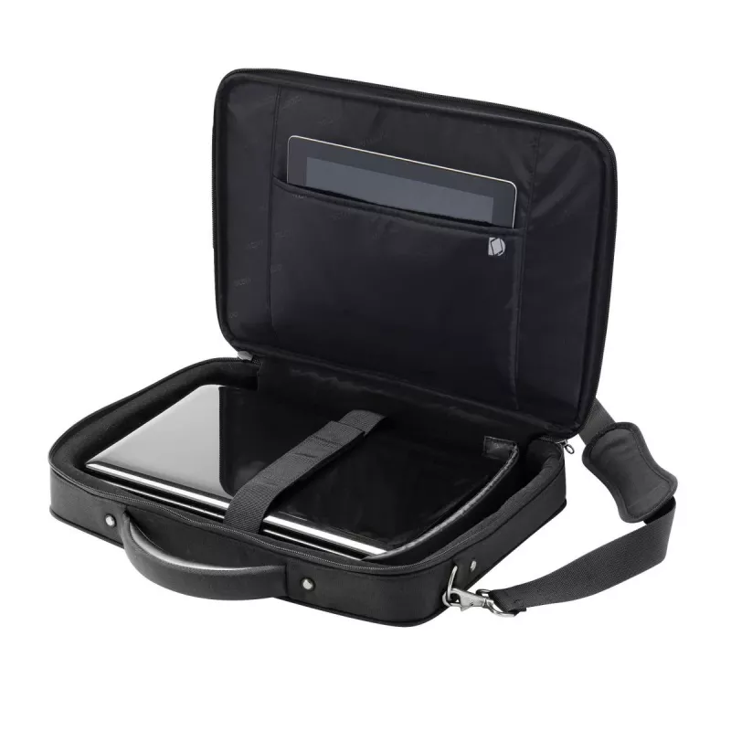 DICOTA Eco Multi Compact - 14-15.6in Notebook Bag - Black / 600d Rpet Polyester