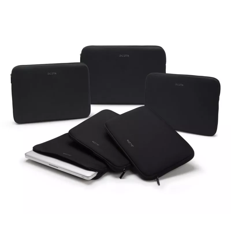 DICOTA Perfect - 13-13.3in Notebook Sleeve - Black / Synthetic Neoprene