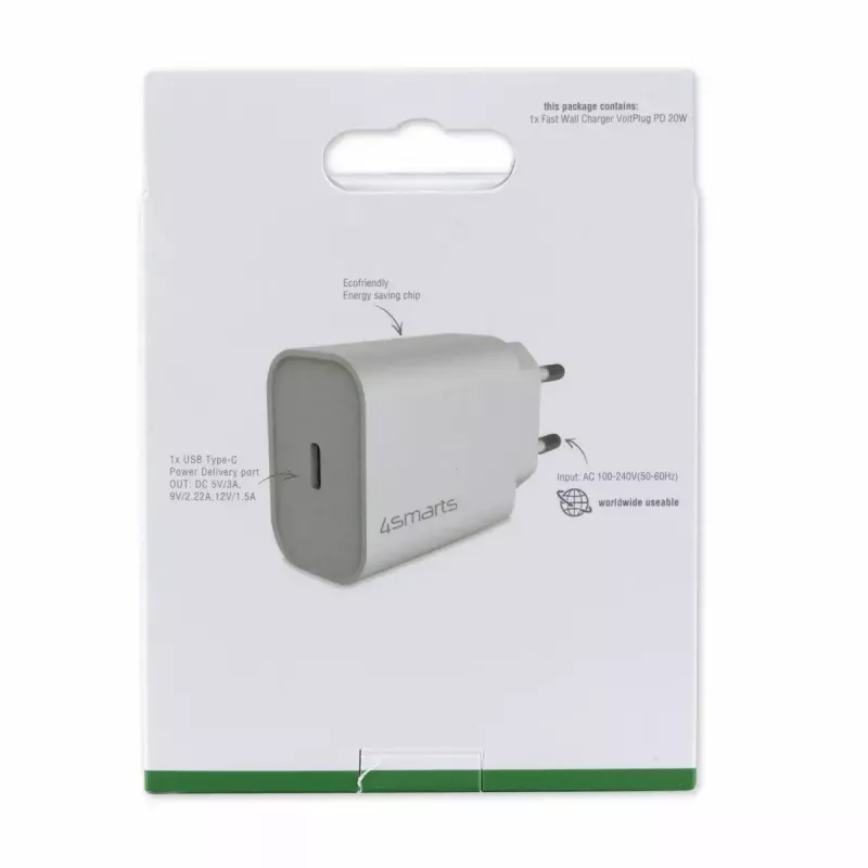 Indoor Charger 4smarts 465575 Universal White USB