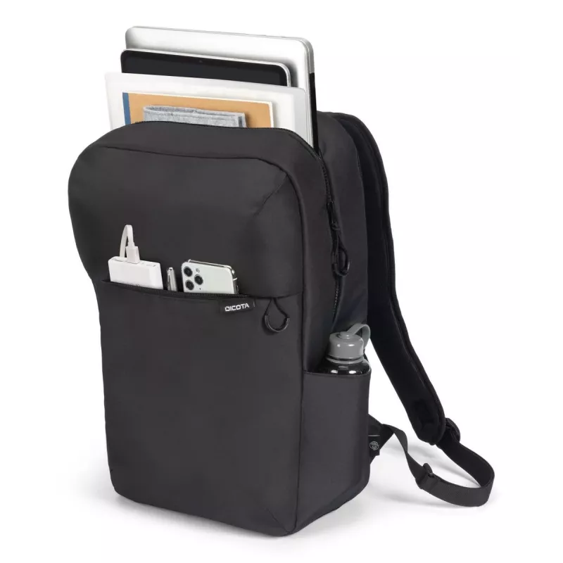DICOTA Commuter - 13-16in Notebook Backpack - Black / 300d Rpet Polyester