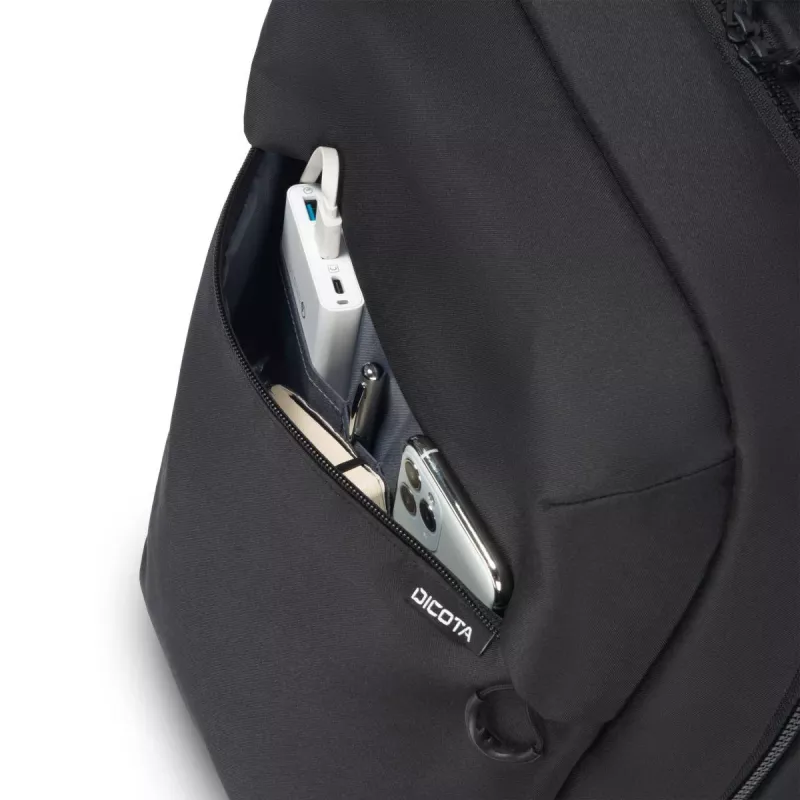 DICOTA Commuter - 13-16in Notebook Backpack - Black / 300d Rpet Polyester