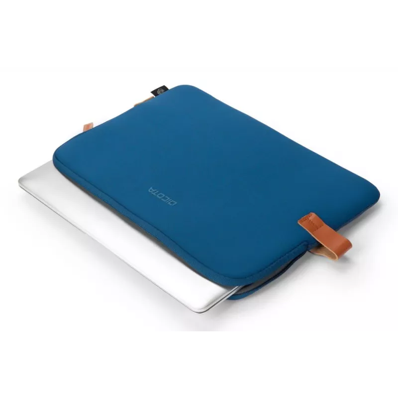 DICOTA Skin Urban- 14in MacBook Sleeve - Navy Blue / Recycled Polyester Neoprene Fabric