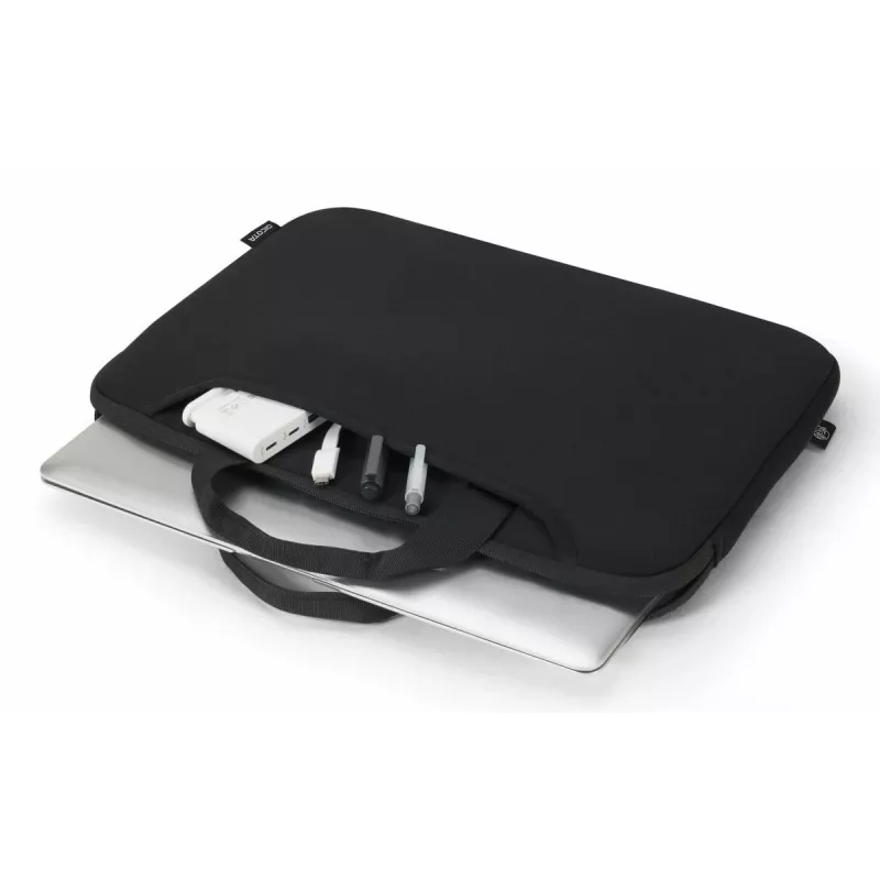 DICOTA Smart Sleeve One - 14-14.1in Notebook Sleeve - Black / Recycled Jersey Fabric