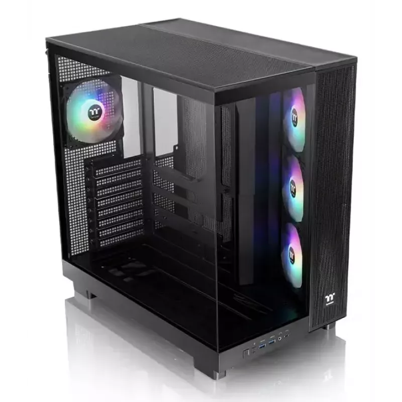 PC case Thermaltake View 380 XL TG ARGB Midi Tower Black