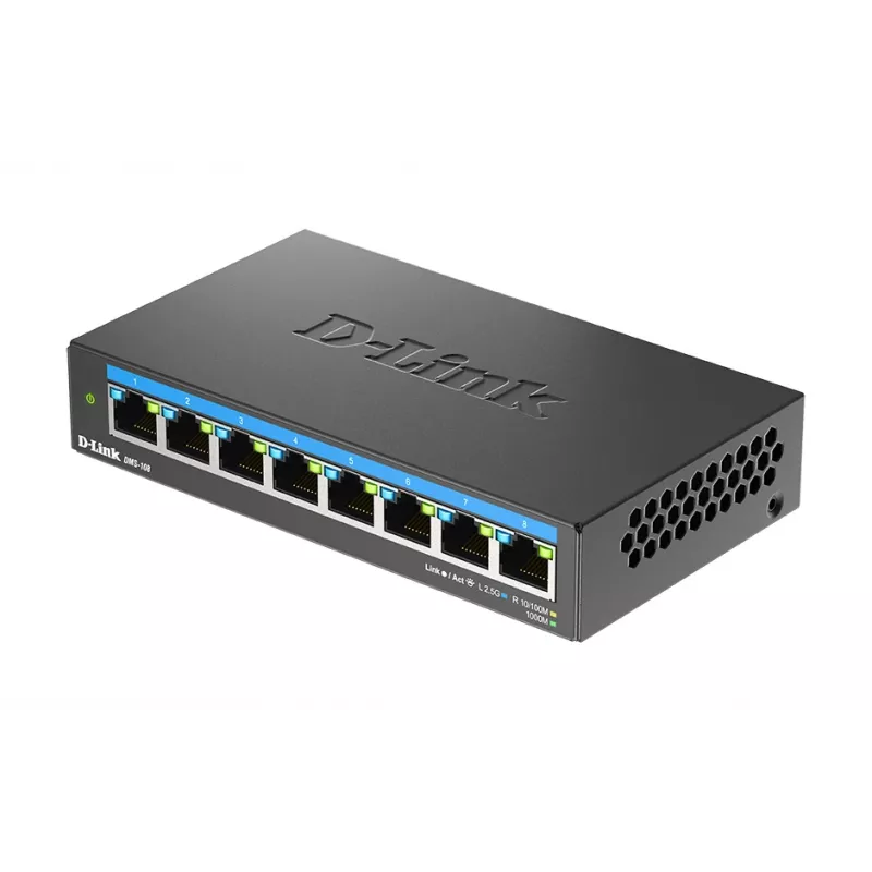 Unmanaged Switch D-Link DMS-108/E 8-Port 2.5G Ethernet 40 Gbit/s