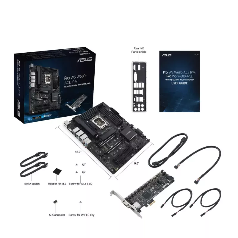 Motherboard ASUS PRO WS W680-ACE IPMI Intel W680 LGA 1700 ATX