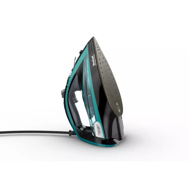 Tefal Ultimate Pure FV9844 Dry & Steam iron Durilium Autoclean soleplate 3200 W Black, Blue