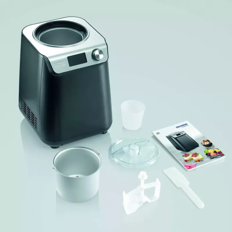 Ice Cream Maker Severin EZ 7407 1.2 L 135 W Black Stainless Steel