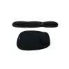 Kensington Foam Mousepad with Integral Wrist Rest Black, Black, Monochromatic, Foam, Wrist rest