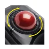 Kensington Expert Mouse Wireless Trackball, Ambidextrous, Optical, RF Wireless + Bluetooth, 400 DPI, Black