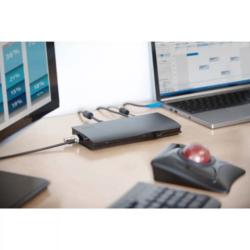 Kensington Expert Mouse Wireless Trackball, Ambidextrous, Optical, RF Wireless + Bluetooth, 400 DPI, Black