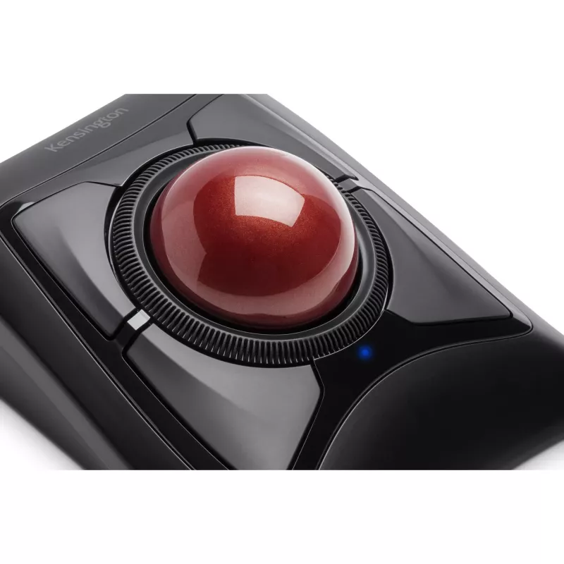 Kensington Expert Mouse Wireless Trackball, Ambidextrous, Optical, RF Wireless + Bluetooth, 400 DPI, Black