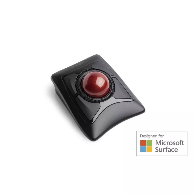 Kensington Expert Mouse Wireless Trackball, Ambidextrous, Optical, RF Wireless + Bluetooth, 400 DPI, Black