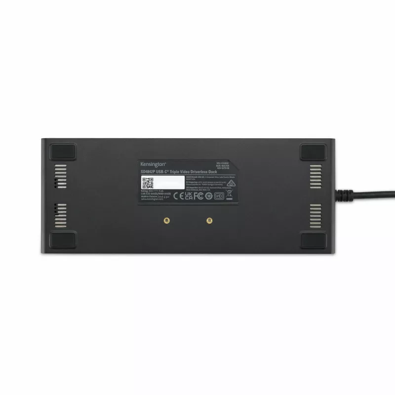 Kensington SD4842P EQ USB-C 10Gbps Triple Video Driverless Docking Station with 100W Power Delivery