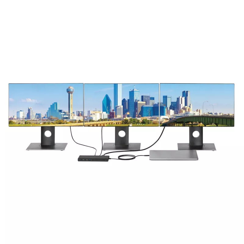 Kensington SD4842P EQ USB-C 10Gbps Triple Video Driverless Docking Station with 100W Power Delivery