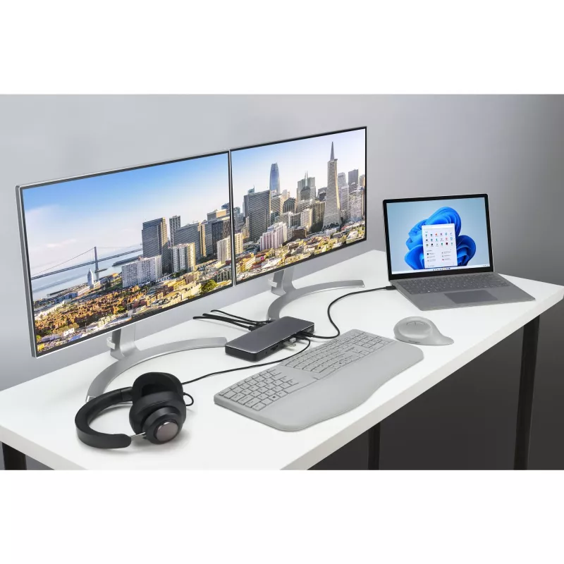 Kensington SD5760T Thunderbolt 4 Dual 4K Docking Station with 96W Power Delivery