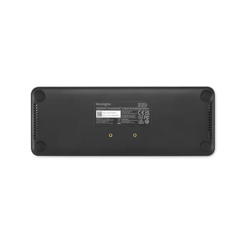 Kensington SD5760T Thunderbolt 4 Dual 4K Docking Station with 96W Power Delivery
