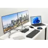 Kensington SD4781P EQ USB-C & USB-A Dual 4K Docking Station, Wired, USB 3.2 Gen 2 (3.1 Gen 2) Type-C, 100 W, 3.5 mm, 10,100,1000 Mbit/s, Black