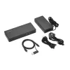 Kensington SD4781P EQ USB-C & USB-A Dual 4K Docking Station, Wired, USB 3.2 Gen 2 (3.1 Gen 2) Type-C, 100 W, 3.5 mm, 10,100,1000 Mbit/s, Black
